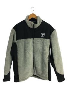 JACKALL BROS◆FLEECE JACKET/ボアフリースジャケット/XL/フィッシングウェア/GRY