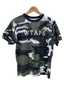 WTAPS◆Tシャツ/-/コットン/GRN/カモフラ/161ATDT-CSM17