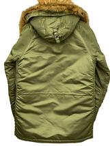 ALPHA INDUSTRIES◆モッズコート/M/ナイロン/KHK/20094-203_画像2