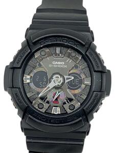 CASIO◆クォーツ腕時計/デジアナ/GA-201