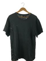 AMIRI◆クラッシュ加工/Tシャツ/S/コットン/BLK_画像1