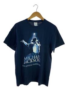 UNIVERSAL MUSIC/2010/マイケルジャクソン/公式Tシャツ/L/コットン/NVY