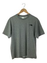 THE NORTH FACE◆S/S TNF BUG FREE TEE_ショートスリーブTNFバグフリーティー/L/コットン/GRY_画像1