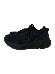 HOKA ONE ONE◆ローカットスニーカー/23.5cm/BLK/スウェード/1122571