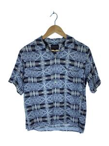 PENDLETON◆半袖シャツ/S/レーヨン/GRY/総柄/9275-6007