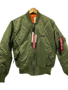 ALPHA INDUSTRIES◆×J.S.B./タグ付/MA-1/リバーシブル/フライトジャケット/M/ナイロン/KHK/50854235