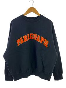 Paragraph◆スウェット/-/コットン/BLK/カラフルエンブロイダリーMTM/21aw