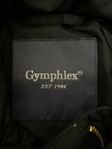 Gymphlex◆ジムフレックス/ダウンジャケット/14.5/ポリエステル/ブラック/無地/18A-KW-004_画像3