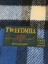 TWEED MILL◆ストール/ウール/BLU/チェック/レディース_画像2