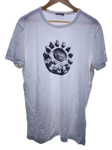 DIESEL◆T-DIEGOR-C1/Tシャツ/L/コットン/WHT/A03774