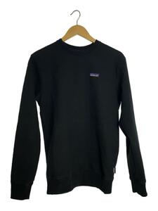 patagonia◆20AW/Label Uprisal Crew/スウェット/S/ポリエステル/BLK/STY39543FA20