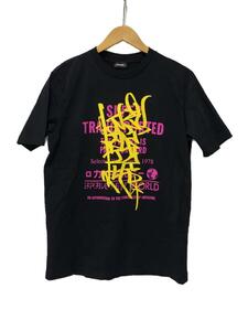 DIESEL◆Tシャツ/M/コットン/BLK