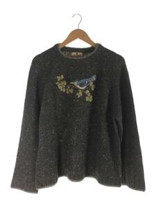 Woolrich◆セーター(厚手)/XL/レーヨン/GRY/アニマル