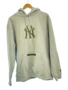 UNDEFEATED◆YANKEES HOODIE/パーカー/XL/コットン/GRY/60412909