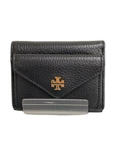 TORY BURCH◆3つ折り財布/-/BLK/レディース