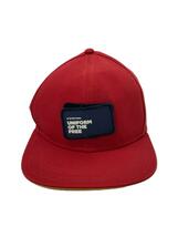 G-STAR RAW◆Data snapback cap/キャップ/FREE/コットン/RED/メンズ_画像1