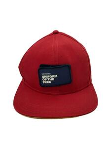 G-STAR RAW◆Data snapback cap/キャップ/FREE/コットン/RED/メンズ