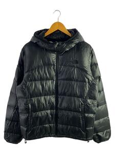 THE NORTH FACE◆ダウンジャケット/L/ナイロン/BLK/無地/ND18950/ACONCAGUA HOODIE