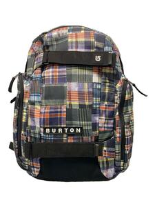 BURTON◆リュック/-/BLK/チェック