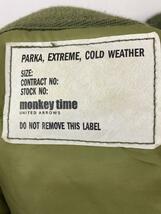 MONKEY TIME◆コート/L/コットン/KHK/1286-699-0198_画像3