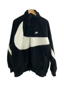 NIKE◆AS M NSW VW SWSH FULL ZIP JKT/ジャケット/XXL/ポリエステル/BLK