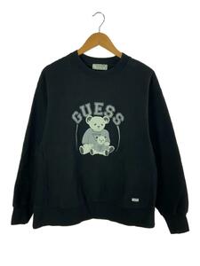 GUESS◆スウェット/M/コットン/BLK