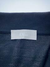 Christian Dior◆ポロシャツ/-/コットン/BLK/無地_画像3