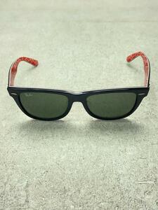 Ray-Ban◆サングラス/ウェリントン/セルロイド/BLK/BLK/メンズ/RB2140-F