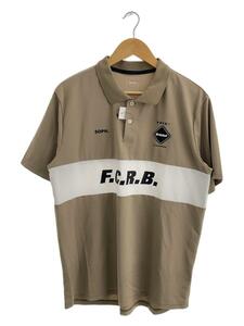 F.C.R.B.(F.C.Real Bristol)◆ポロシャツ/L/ポリエステル/BEG/FCRB-230022