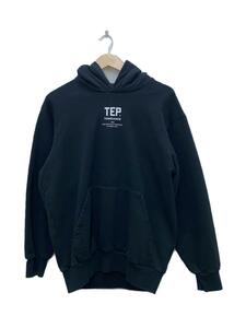 ENNOY◆22AW/pliiilleeasse/TEP HOODIE/パーカー/M/コットン/ブラック/AW22BRENCT0