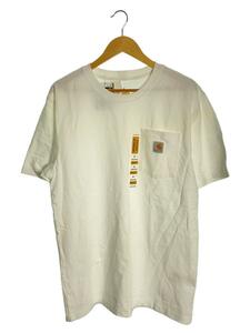 Carhartt◆タグ付/ポケットTシャツ/M/コットン/ホワイト/K87 WHT