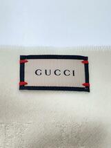 GUCCI◆GUCCI グッチ マフラー/カシミア/WHT/レディース_画像2