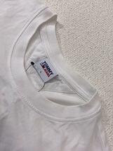 TOMMY JEANS◆Tシャツ/L/コットン/WHT/無地/DM0DM13293_画像6