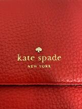 kate spade new york◆DANIELS DRIVE FABRIC ABIGAIL/2WAY /レザー/RED/無地/PXRU7740_画像5