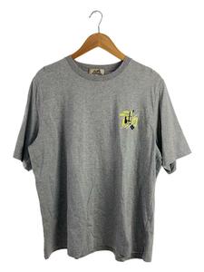 HERMES◆Tシャツ/L/コットン/GRY