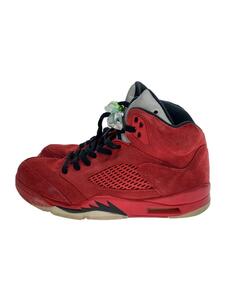 NIKE◆AIR JORDAN 5 RETRO/エアジョーダンレトロ/レッド/136027-602/27cm/RED