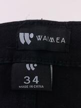 WAIMEA/ボトム/34/BLK/黒/ダメージ加工/スキニー/ストレッチ/パンツ_画像4