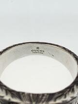 GUCCI◆インターロッキングG/アラベスクリング/SV925/22号/SLV/メンズ_画像3