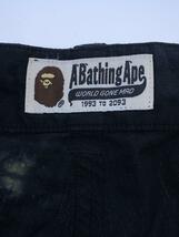 A BATHING APE◆カーゴパンツ/L/コットン/ブラック/タイダイ柄/001PTI801012M_画像4