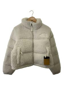 THE NORTH FACE◆HIGH PILE NUPTSE JACKET/L/ポリエステル/WHT/無地/NF0A7WSkN3N