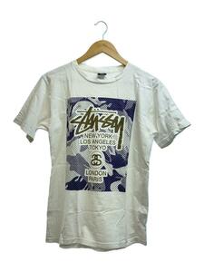 STUSSY◆Tシャツ/S/コットン/ホワイト