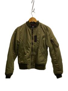 ALPHA INDUSTRIES◆ブルゾン/M/ナイロン/GRN/無地/22009-003