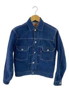 Levi’s◆507XX/バレンシア工場/555/Gジャン/36/コットン/IDG/無地/705020003