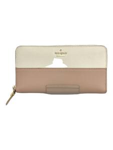 kate spade new york◆長財布/レザー/PNK/無地/レディース/PWRU5073B