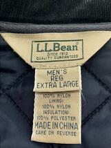 L.L.Bean◆キルティングジャケット/XL/ナイロン/BLK/無地/7B062_画像3