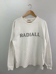 RADIALL◆長袖Tシャツ/M/コットン/ホワイト/RAD-19AW-CUT019