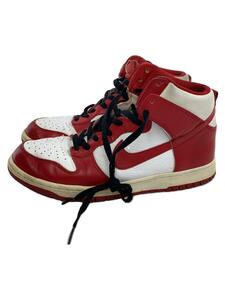 NIKE◆DUNK HIGH ダンクハイ/ハイカットスニーカー/28cm/レッド/317982-162