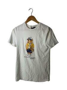 POLO RALPH LAUREN◆ポロベアー/Tシャツ/S/コットン/WHT/プリント