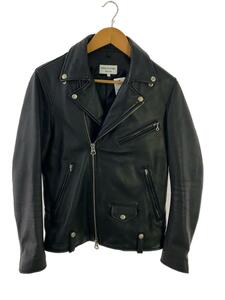 FREAK*S STORE* double rider's jacket /S/ leather /BLK