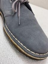 Clarks◆シューズ/UK7.5/GRY/スウェード/111213292_画像9